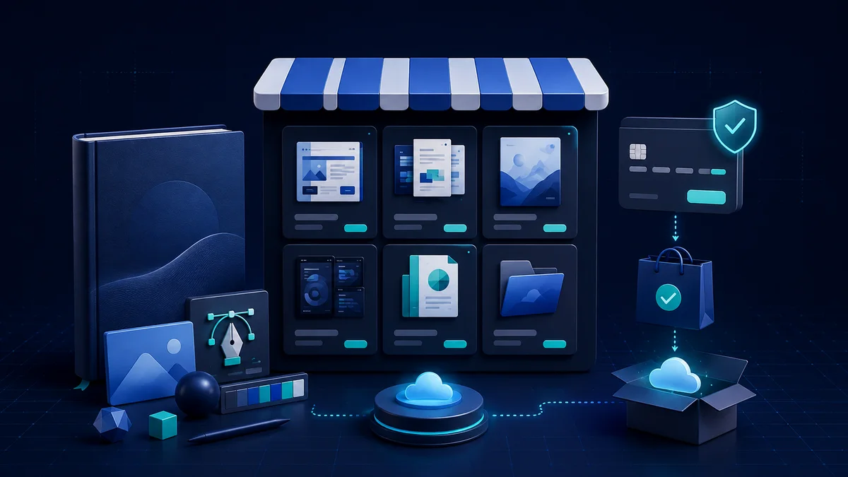 Bán template, ebook và tài nguyên số: Cách xây một cửa hàng có lợi nhuận