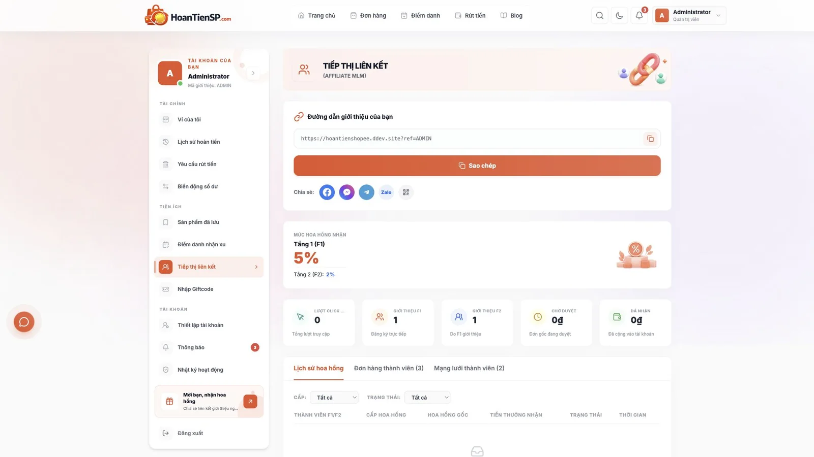 Build an automated cashback website for Shopee, TikTok Shop and Lazada - image 5