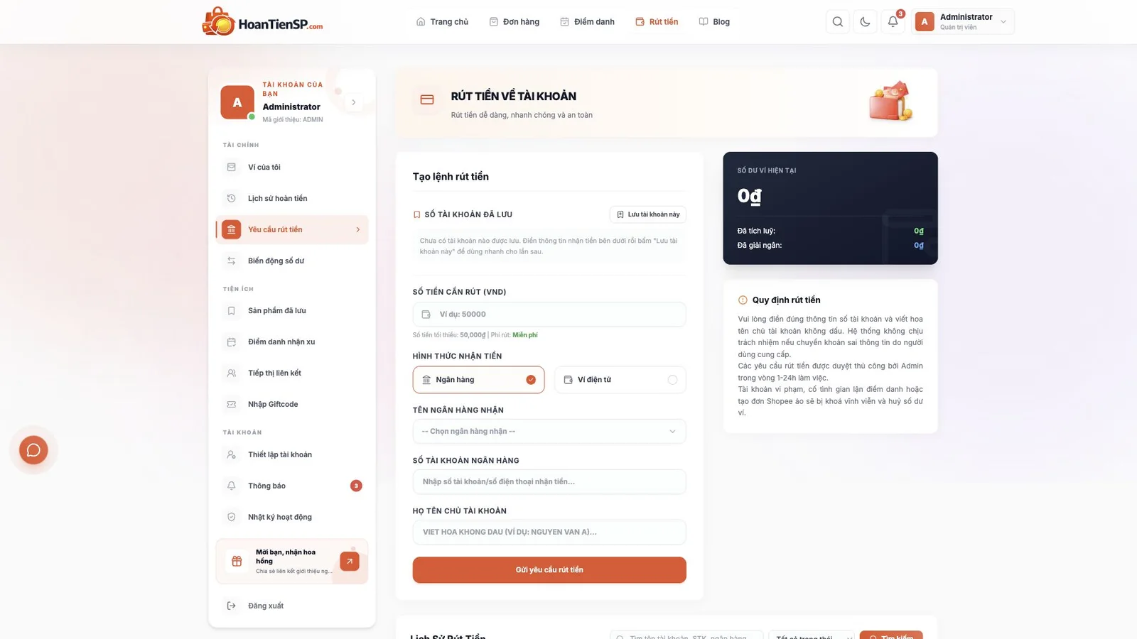Build an automated cashback website for Shopee, TikTok Shop and Lazada - image 6