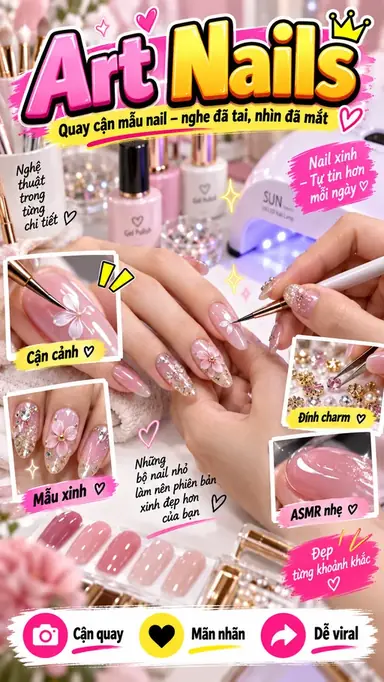 Tạo Video Art Nail