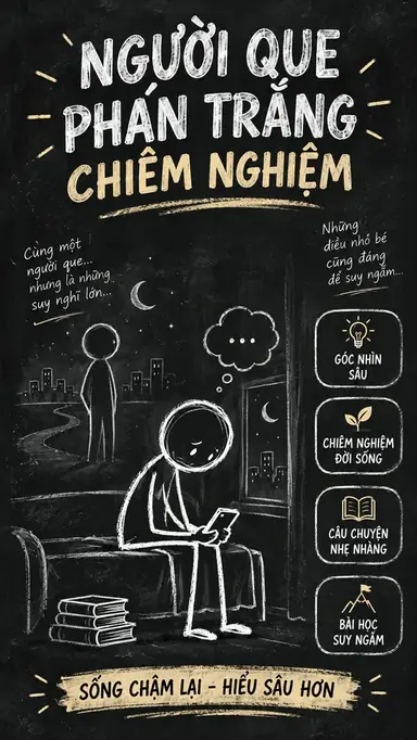 Tạo Video Người Que Phấn Trắng Chiêm Nghiệm