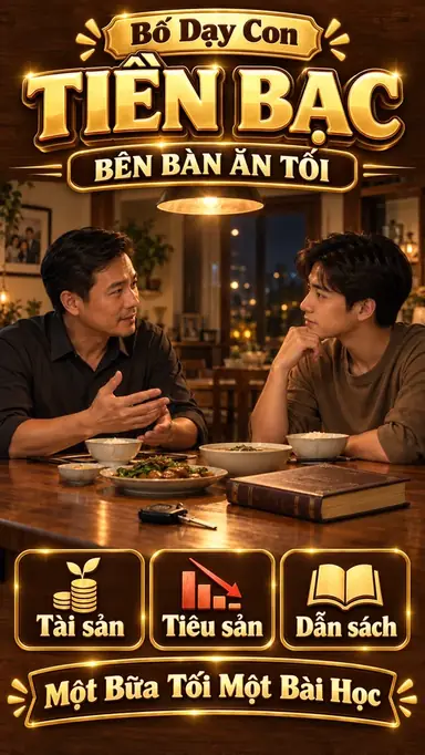 Tạo Video Bố Dạy Con Về Tiền Bạc - Affiliate Sách