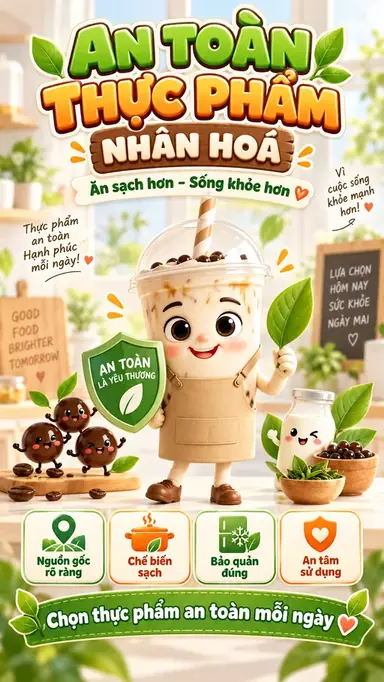 Tạo Video An Toàn Thực Phẩm Nhân Hoá