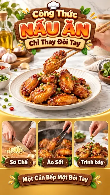 Tạo Video Nấu Ăn Chỉ Thấy Đôi Tay