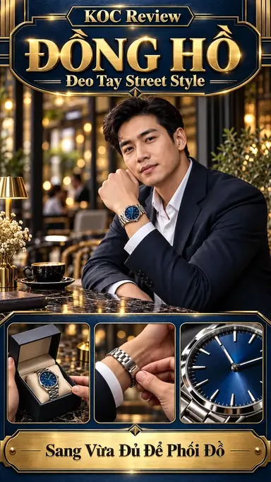 Tạo Video KOC Review Đồng Hồ Đeo Tay