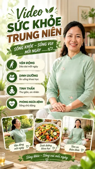 Tạo Video Sức Khoẻ Trung Niên