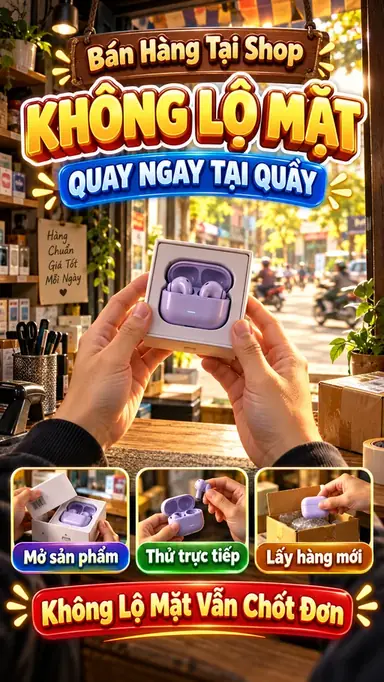 Tạo Video Bán Hàng Tại Shop Không Lộ Mặt