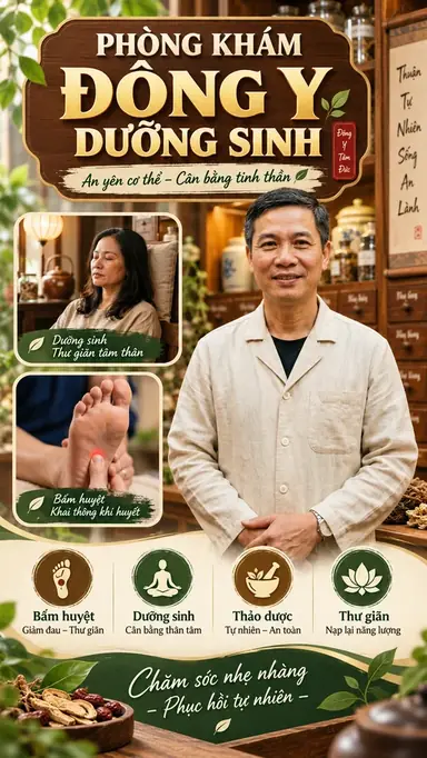 Tạo Video Phòng Khám Đông Y Dưỡng Sinh