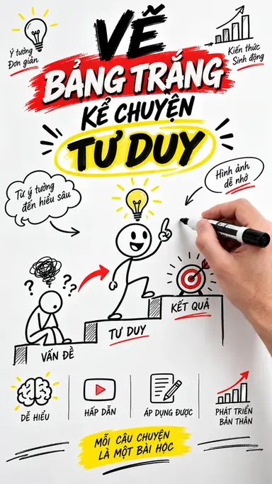 Tạo Video Vẽ Bảng Trắng Kể Chuyện Tư Duy